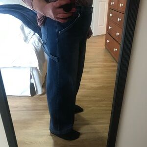 Nicole Miller “Nomad” super high rise wide leg jeans